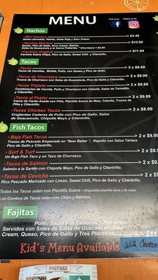 Menu photo 3 Vagón Dorado, PR