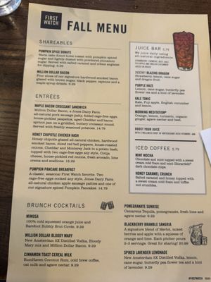 Menu photo 1 First Watch Chantilly, VA