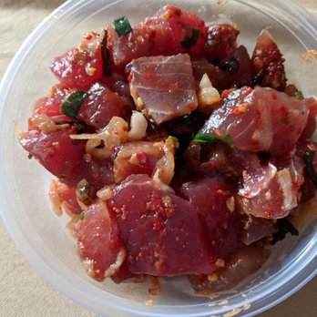 Ono Seafood - 1/2 lb Hawaiian style ahi poke - Seafood Near Me - Honolulu, Hawaii Ono Seafood - 1/2 lb Hawaiian style ahi poke - Seafood Near Me - Honolulu, Hawaii