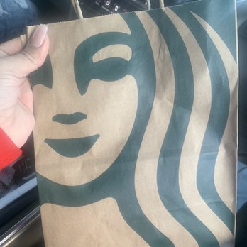 Starbucks - Bagged up our Sandwich and 2 croissants. - Coffee & Tea Near Me - Anderson, California