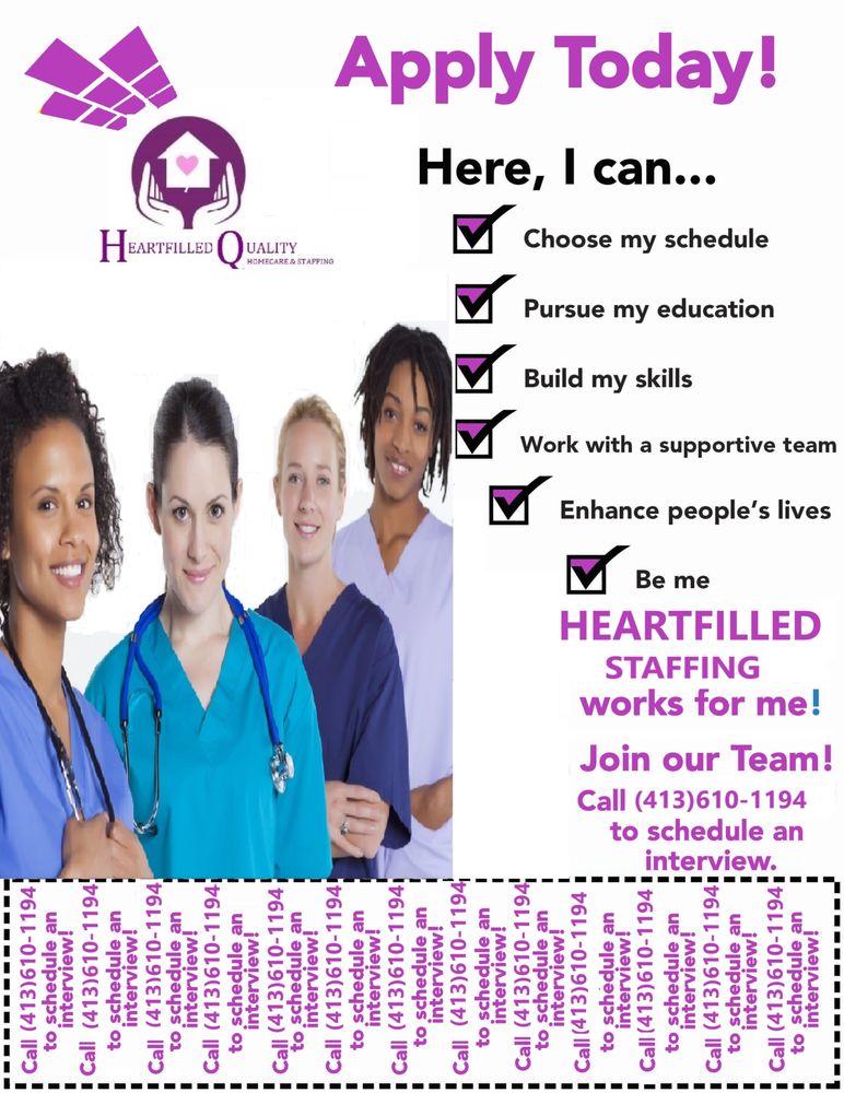 Heartfilled Quality Homecare And Staffing - home care agency in Ludlow, MA