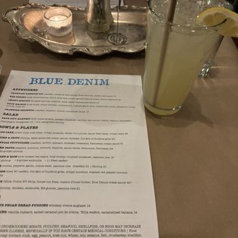 Blue Denim Restaurant - Homemade lemonade! So good! - Cajun/Creole Near Me - Greensboro, North Carolina