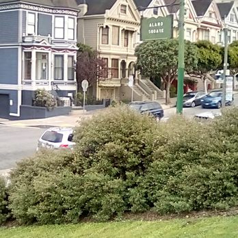 Alamo Square - Park entrance at Steiner and Grove St. - Parks Near Me - San Francisco, California
