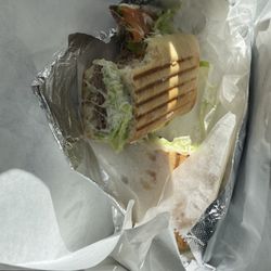 Club Sandwich - Philly cheesesteak on Panini