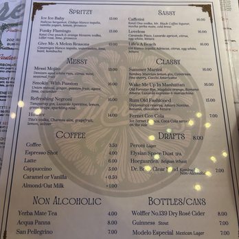 Morella - Menu - Italian Near Me - San Francisco, California