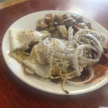 Egg's City - Chilaquiles con Chorizo - Mexican Near Me - Boonton, New Jersey Egg's City - Chilaquiles con Chorizo - Mexican Near Me - Boonton, New Jersey