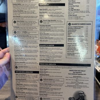 Granny’s Kitchen - Menu - Breakfast & Brunch Near Me - Oklahoma City, Oklahoma