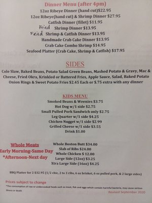 Menu photo 5 Reeal Barbeque Blackshear, GA