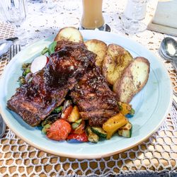 Gospoda Jamneńska - Tym razem znowu żeberka ale z nowego menu więc już nie w sosie musztardowym a BBQ co wyszło wg mnie in plus. Warzywa idealnie pasują.