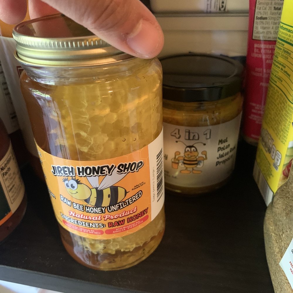 Jireh honey shop - The honey comb sage honey was delish. Love it - Health Markets Near Me - Arleta, California Jireh honey shop - The honey comb sage honey was delish. Love it - Health Markets Near Me - Arleta, California