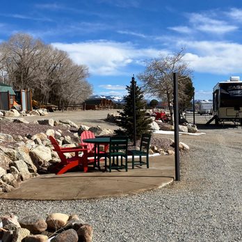 A Lodge - Deluxe Patio RV Campsite - Campgrounds Near Me - Salida, Colorado