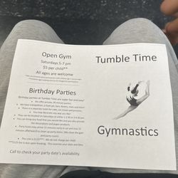 Tumble Time Preschool Gymnastics - Birthday party information
