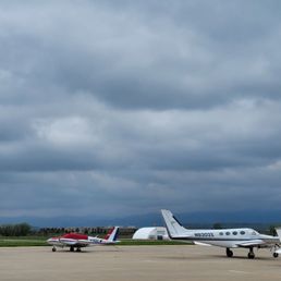 Stormy skies