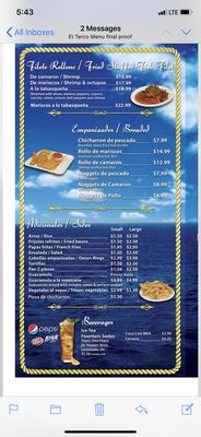 Menu photo 2 El Terco Edinburg, TX
