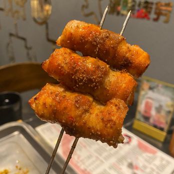 Khan Skewer Restaurant - Pork Belly with Enoki Mushroom - Barbeque Near Me - Honolulu, Hawaii Khan Skewer Restaurant - Pork Belly with Enoki Mushroom - Barbeque Near Me - Honolulu, Hawaii