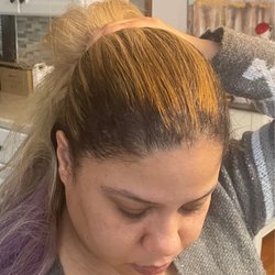 Porter Salon - Placement of the foils were not good