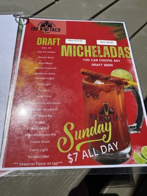 Menu photo 5 Tap N Taco Rio Rancho, NM