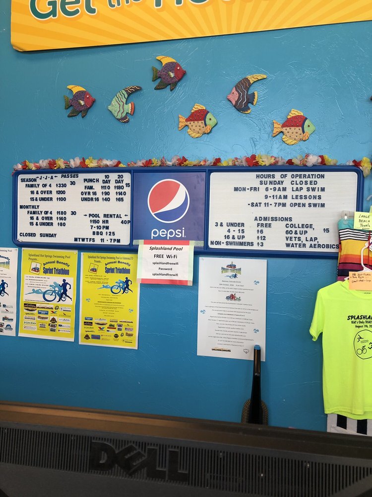 SPLASHLAND 5895 Hwy 17, Alamosa, Colorado Swimming Pools Phone