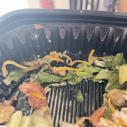 The only cheese I found in my salad The only cheese I found in my salad