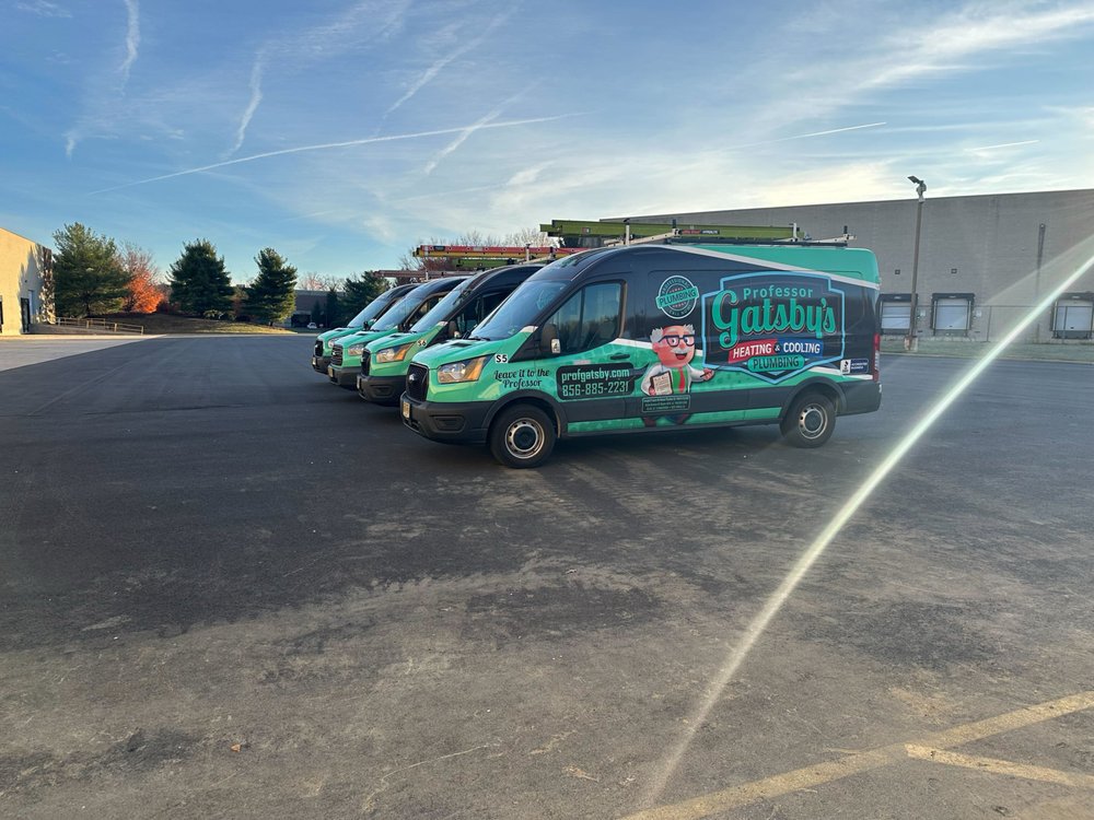 Slide of Professor Gatsby's Heating, Cooling & Plumbing