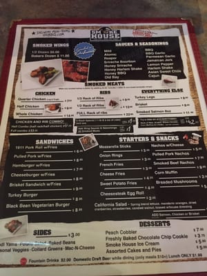 Menu photo 8 1911 Smoke House Barbeque Trenton, NJ Menu photo 8 1911 Smoke House Barbeque Trenton, NJ