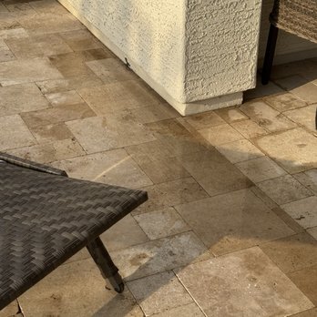 Del Sol LandscapIng & Hardscape - Improper drainage after less than 5 minutes of rain. We have to literally take a deck brush and push the water off to the side. - Landscaping Near Me - Wittmann, Arizona