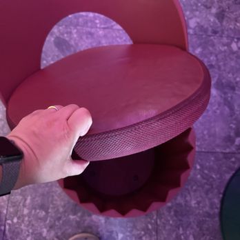 New Village Gastro Pub - Chairs with storage for belongings - Korean Near Me - Northbrook, Illinois