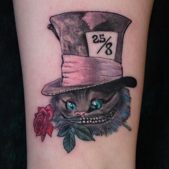 Cyclops Tattoo - Alice in wonderland realistic cat tattoo - Tattoo Near Me - San Francisco, California Cyclops Tattoo - Alice in wonderland realistic cat tattoo - Tattoo Near Me - San Francisco, California