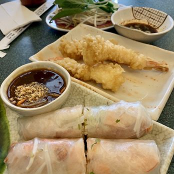 Vinh-Long - Shrimp and pork spring roll & shrimp tempura - Vietnamese Near Me - Nashville, Tennessee Vinh-Long - Shrimp and pork spring roll & shrimp tempura - Vietnamese Near Me - Nashville, Tennessee
