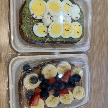 Smoothie King - Egg & Avocado Signature Toast Hearty 8 Grain Loaded Peanut Butter Toast - Juice Bars & Smoothies Near Me - Middletown, New York Smoothie King - Egg & Avocado Signature Toast Hearty 8 Grain Loaded Peanut Butter Toast - Juice Bars & Smoothies Near Me - Middletown, New York