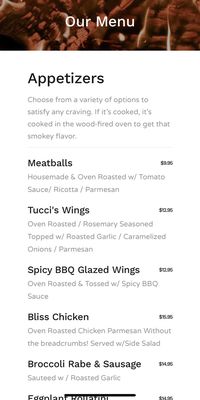 Menu photo 4 Tucci's Pizza Boca Raton, FL
