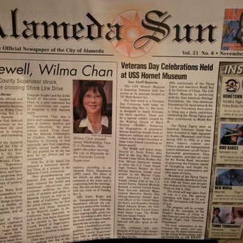 Alameda Sun - Nov 11 - Print Media Near Me - Alameda, California Alameda Sun - Nov 11 - Print Media Near Me - Alameda, California