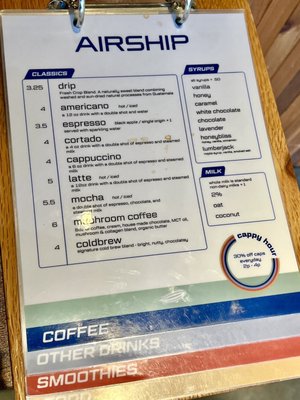 Menu photo 5 Airship Coffee Bentonville, AR Menu photo 5 Airship Coffee Bentonville, AR