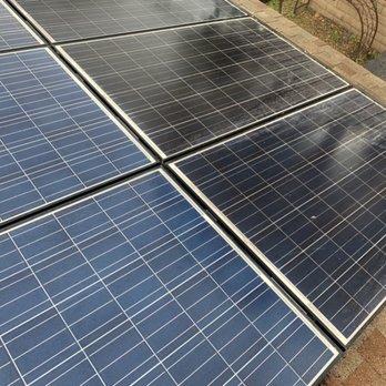 Pristine Solar Cleaning - The customer didn't know their panels were this dirty! - Solar Panel Cleaning Near Me