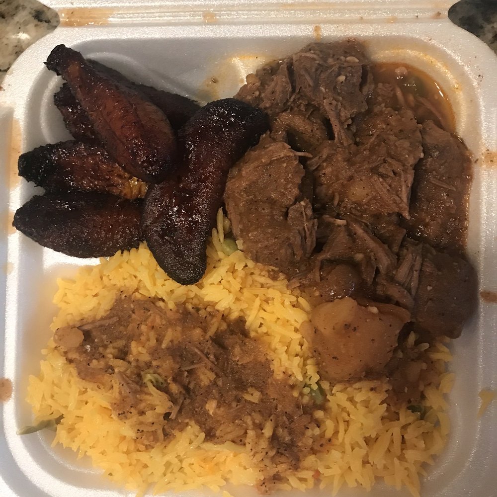 Mi Sueño Cuban Express - Ropa Vieja - Shredded Beef with yellow rice and Maduro - Caribbean Near Me - Louisville, Kentucky Mi Sueño Cuban Express - Ropa Vieja - Shredded Beef with yellow rice and Maduro - Caribbean Near Me - Louisville, Kentucky