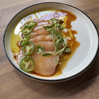 The Amalfi Llama - Hamachi crudo - Italian Near Me - San Diego, California