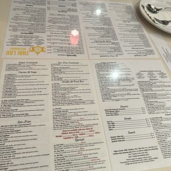 Thai Lao Restaurant - The table has the menu under the plexiglass - Laotian Near Me - Pearl City, Hawaii Thai Lao Restaurant - The table has the menu under the plexiglass - Laotian Near Me - Pearl City, Hawaii