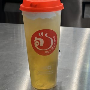 Photo of Bun Bun Bao - Cerritos, CA, United States. Peach Oolong with egg foam?