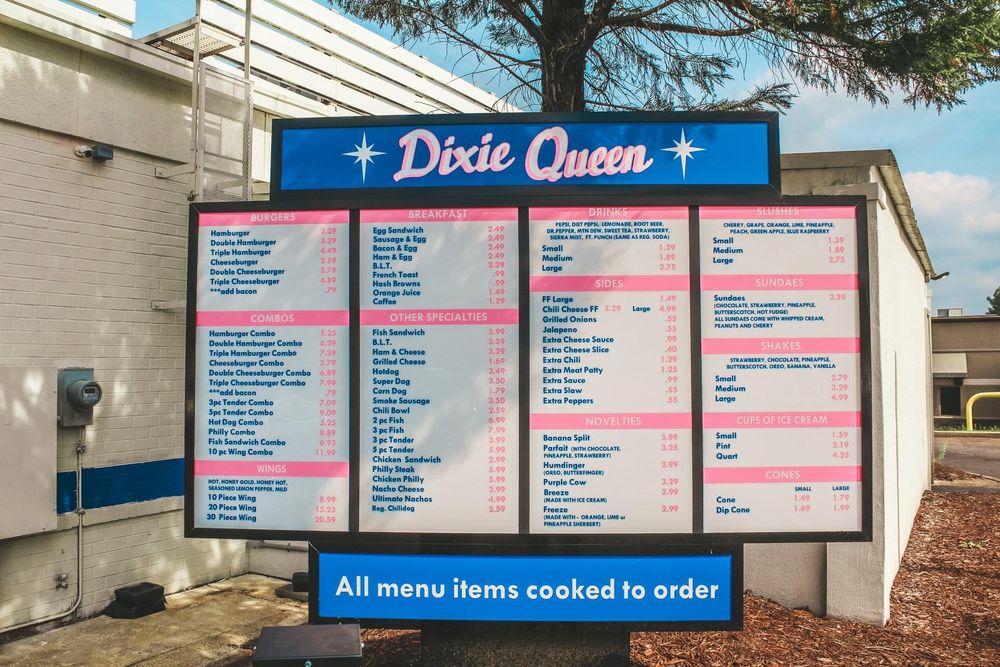 Food from Dixie Queen Stores