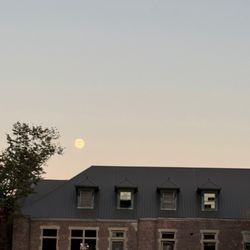 Pennhurst Asylum - Nearly Full Hunter's Moon Over Pennhurst