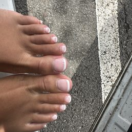 French Tip Pedicure