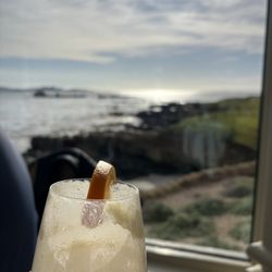 The Beach & Tennis Club - Gin Fizz and view