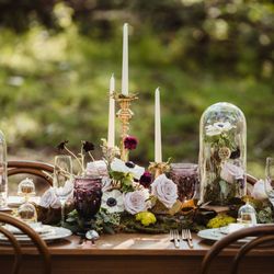 Blooms And Blossoms - Vintage garden tablescape
