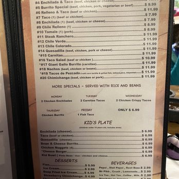 El Gallo - Menu - Mexican Near Me - Rancho Murieta, California El Gallo - Menu - Mexican Near Me - Rancho Murieta, California