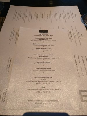 Menu photo 2 One Restaurant Toronto, ON