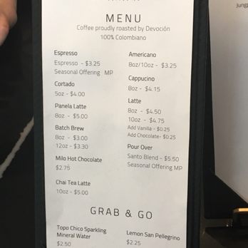 Santo Coffee - Menu - Coffee & Tea Near Me - Seattle, Washington Santo Coffee - Menu - Coffee & Tea Near Me - Seattle, Washington