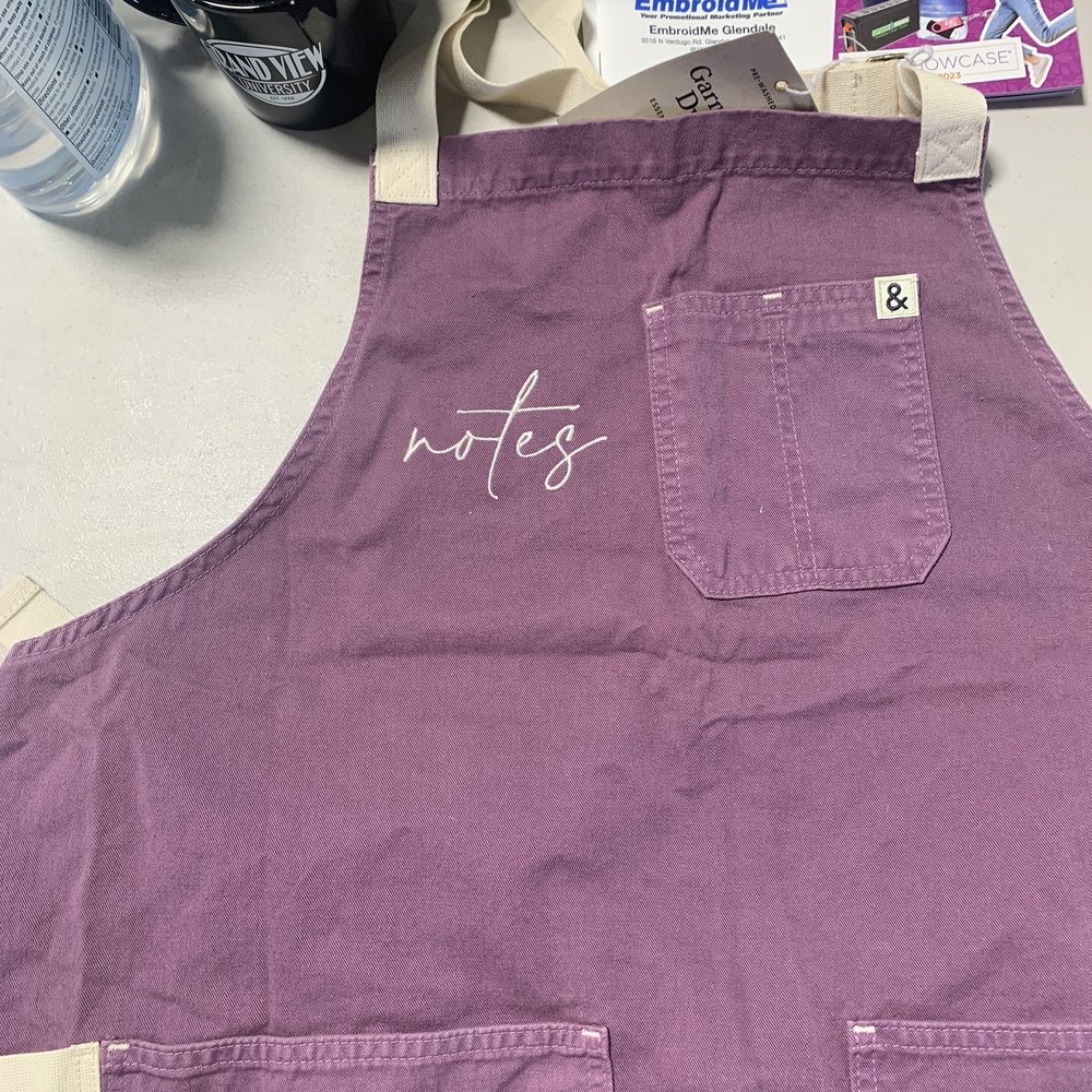 Apron with embroidery Apron with embroidery