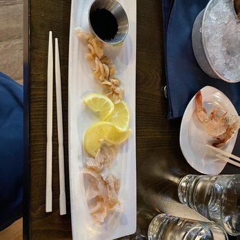 Taylor Shellfish Oyster Bar - Geoduck Sashimi - Seafood Near Me - Seattle, Washington