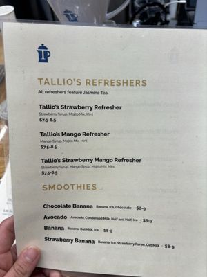 Menu photo 3 Tallio's Coffee & Tea San Francisco, CA