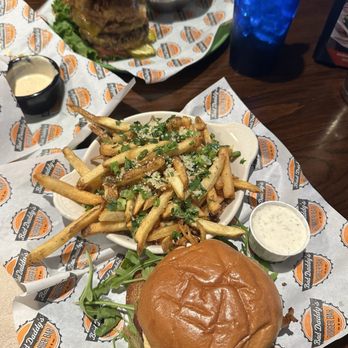 Bad Daddy's Burger Bar - Bistro Burger* Truffle Parmesan Fries - Burgers Near Me - Concord, North Carolina Bad Daddy's Burger Bar - Bistro Burger* Truffle Parmesan Fries - Burgers Near Me - Concord, North Carolina